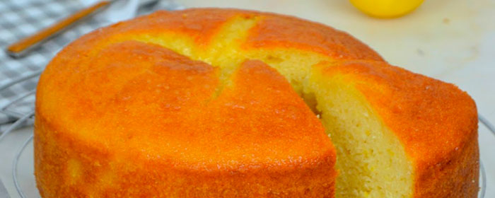 Torta de limón y yogurt