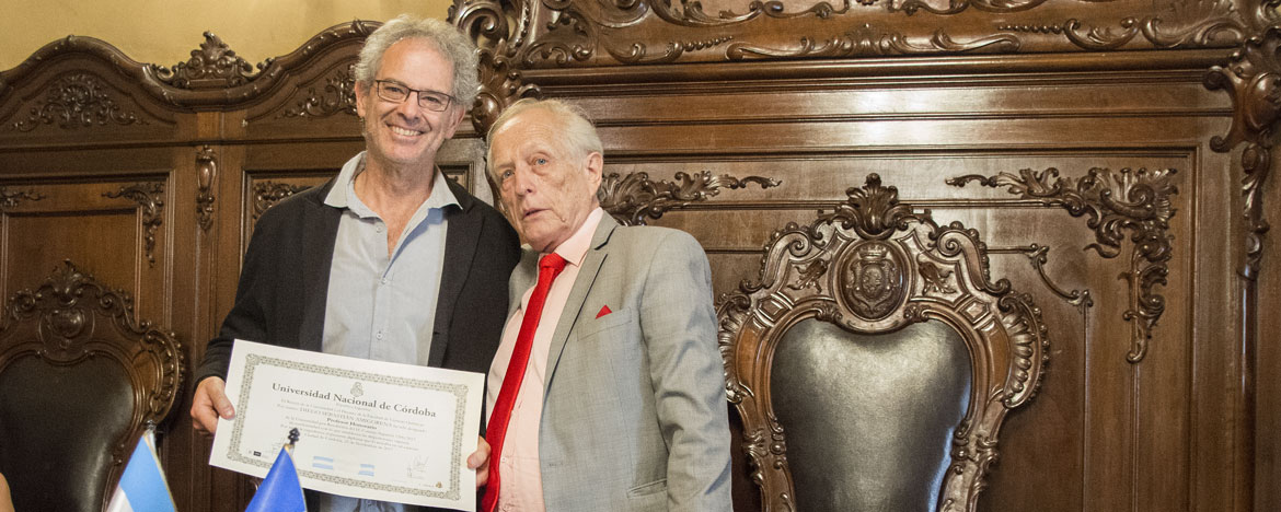 Sebastián Amigorena reconocido como Profesor Honorario de la UNC