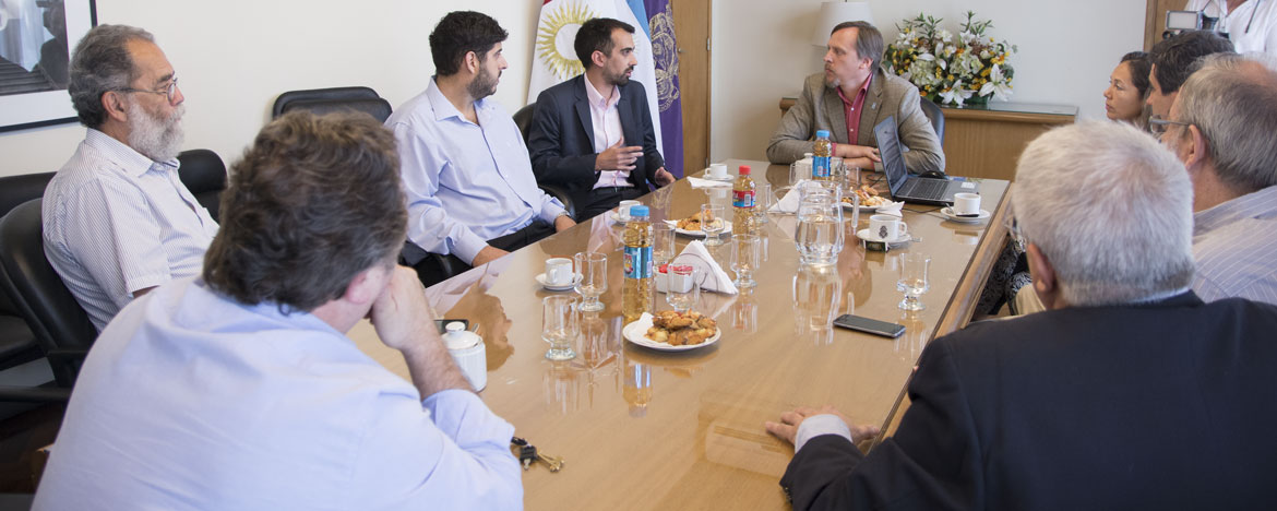 Marcelo Conrero en el lanzamiento del Sistema de Gestión Electronica