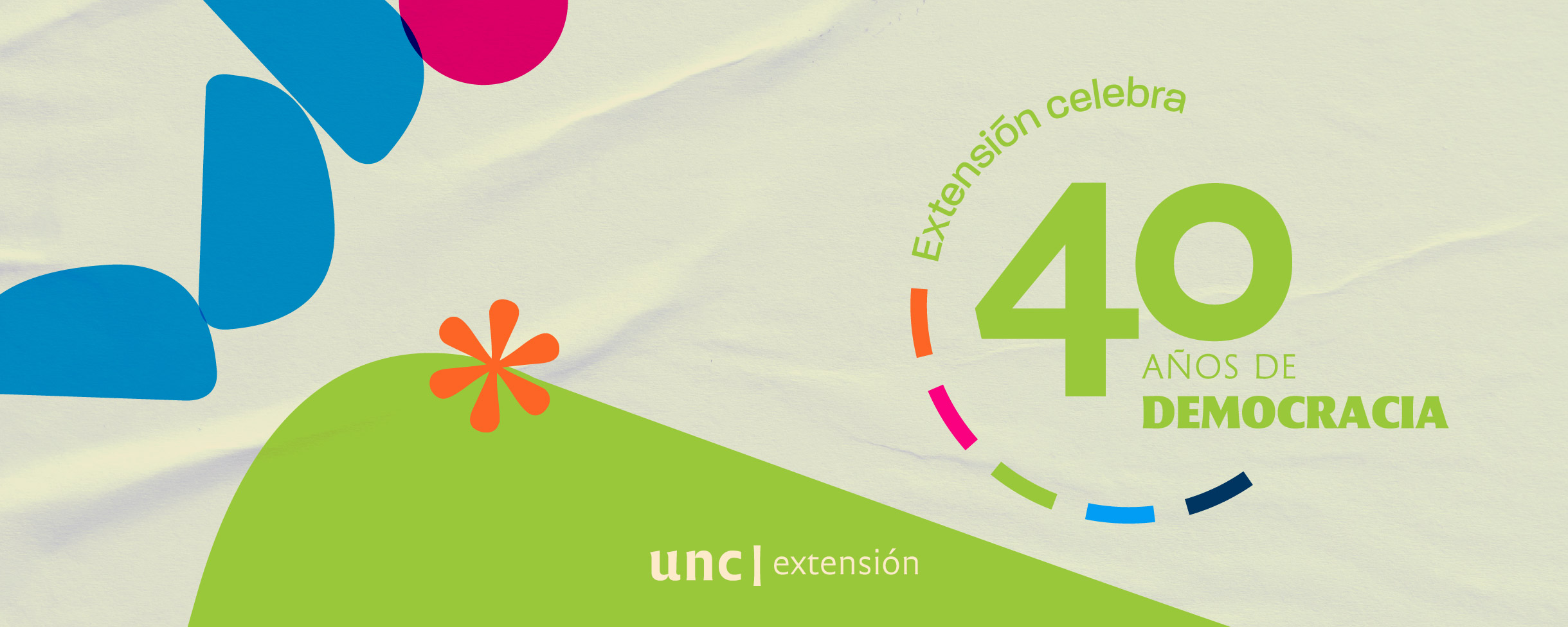 Extensión UNC celebra 40 años de democracia