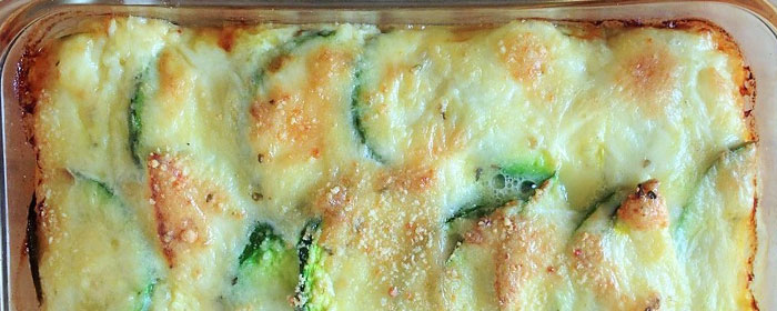 Terrina de zapallitos y queso