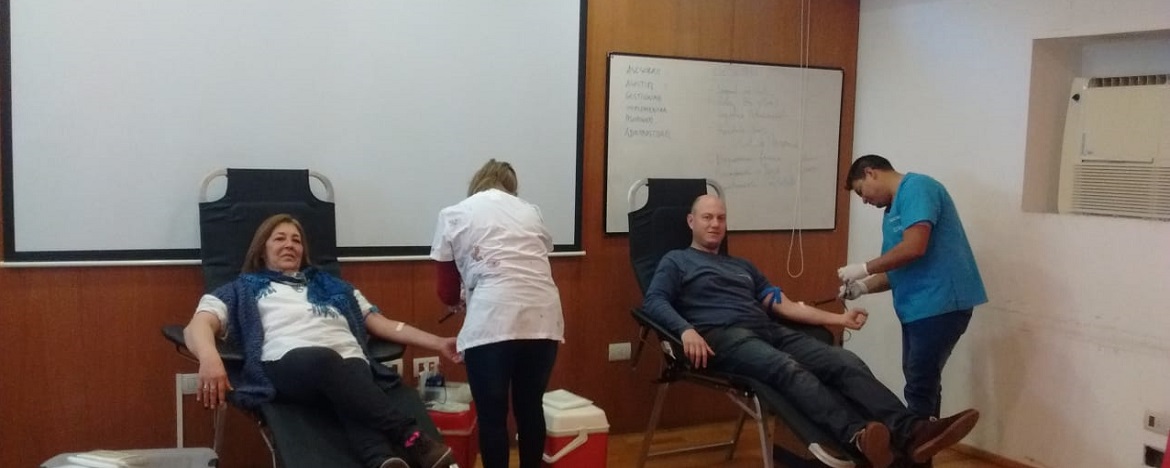 colecta de sangre en la SGI