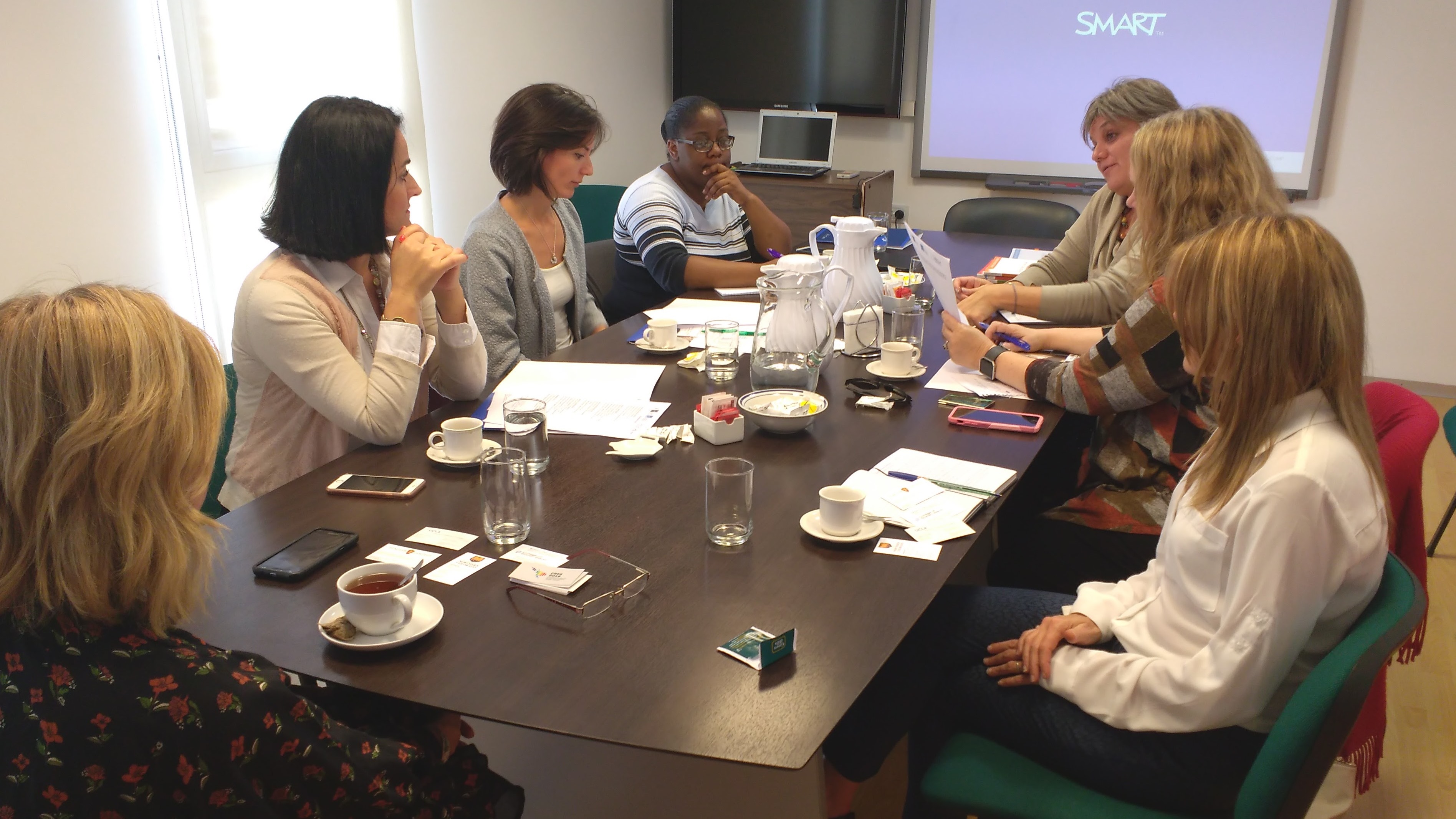 Carla Suhr (University of California, Los Ángeles, Florida), Teneisha Ellis (University of Northern Colorado), Eugenia Charoni (Flagler College, St. Augustine, Florida) y Bárbara A. Clark (City University of New York, College of Staten Island).