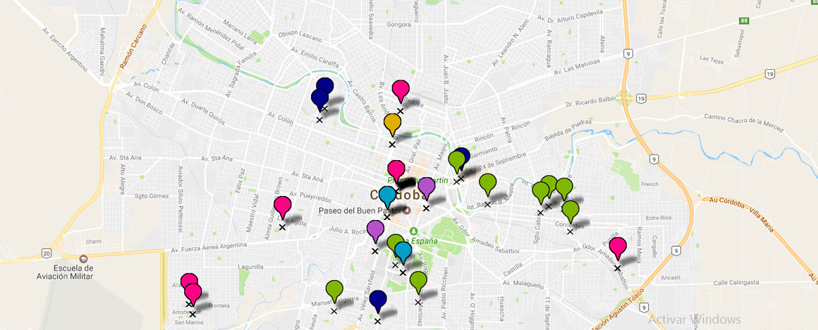 mapa proyectos