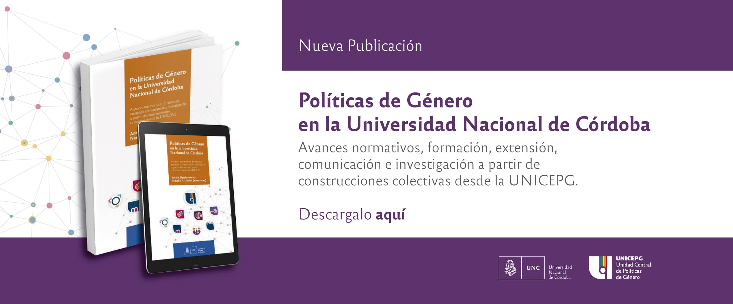 Nota web presentación del libro de la UNICEPG