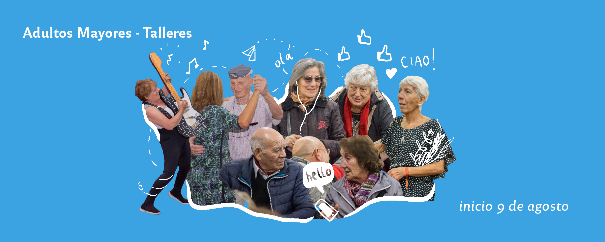 Talleres gratuitos destinados a personas de más de 60 años afiliadas a PAMI